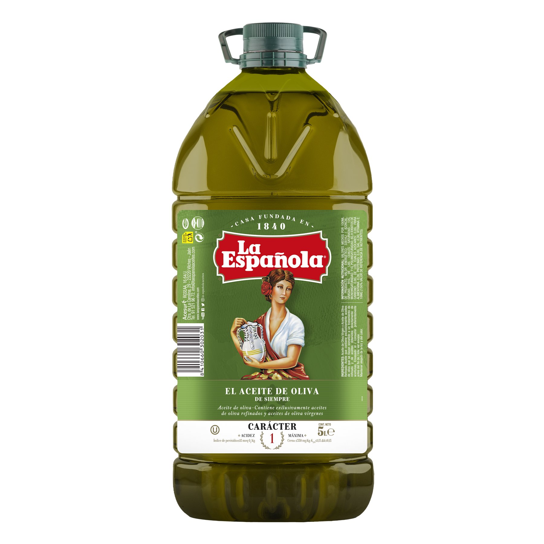 Aceite de Oliva Intenso 1º La Española en Garrafa 5L