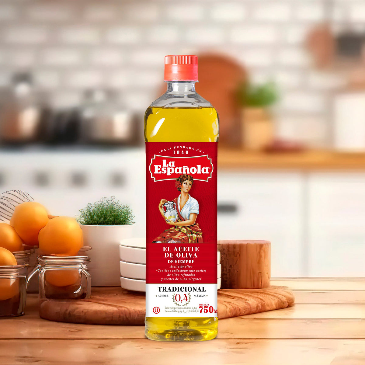 Aceite de Oliva Suave 0,4 en botella de 750 ml