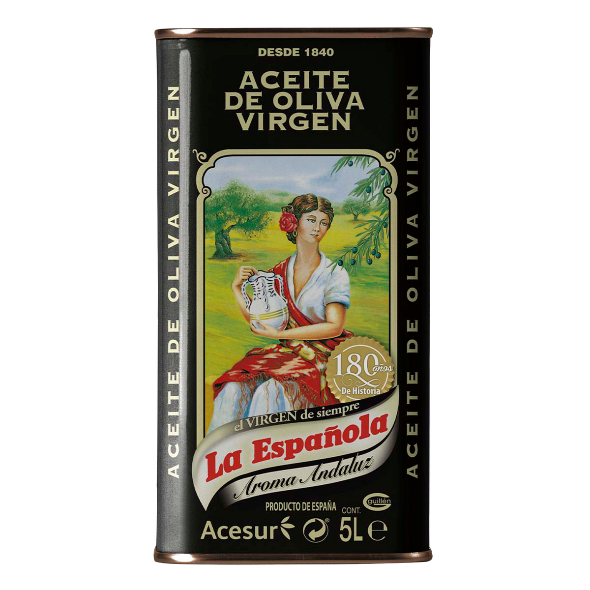 Aceite de Oliva Virgen Aroma Andaluz La Española en Lata 5L