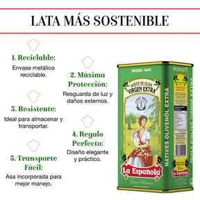 Aceite de Oliva Virgen Extra en Lata 1L