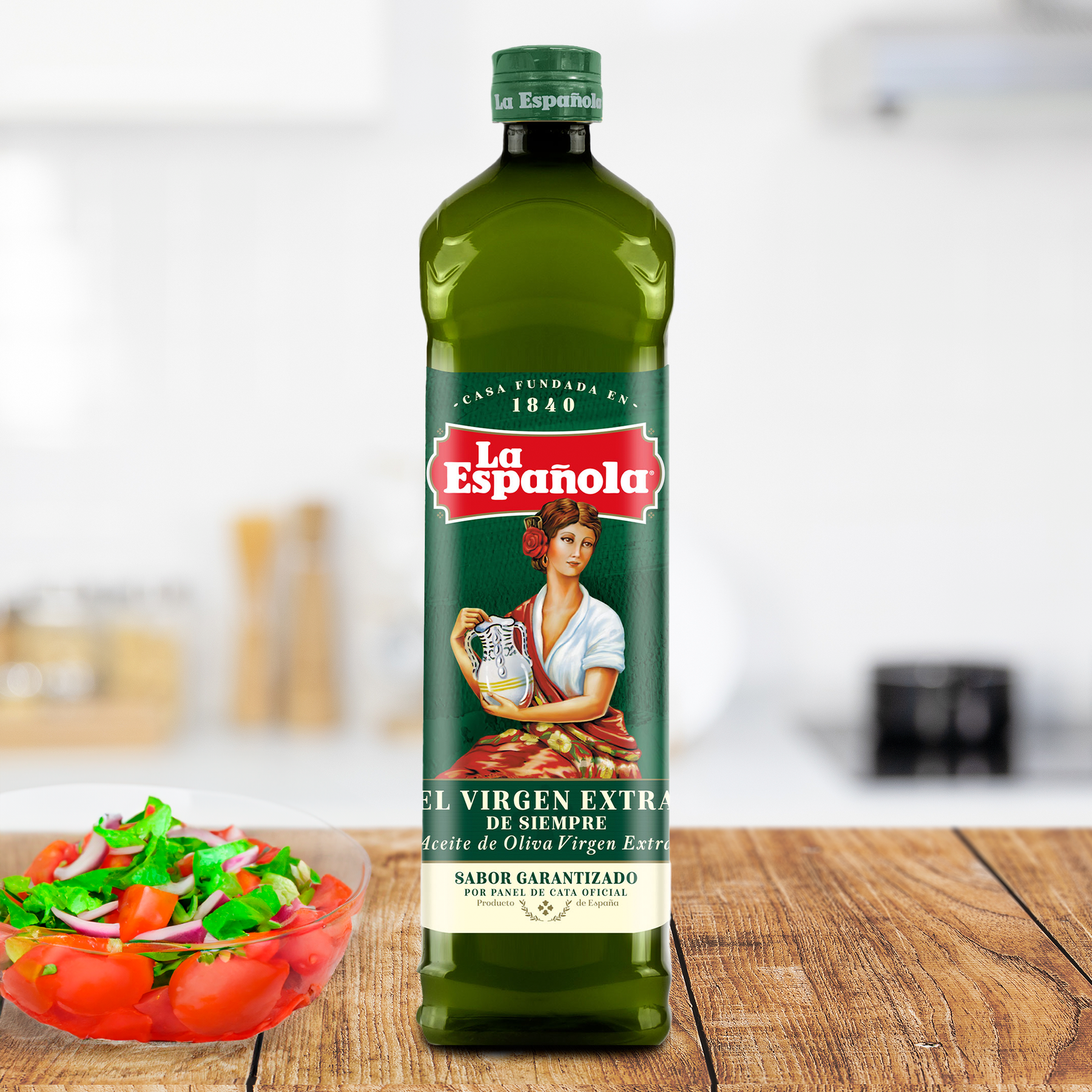 Aceite de Oliva Virgen Extra La Española en botella de 1L