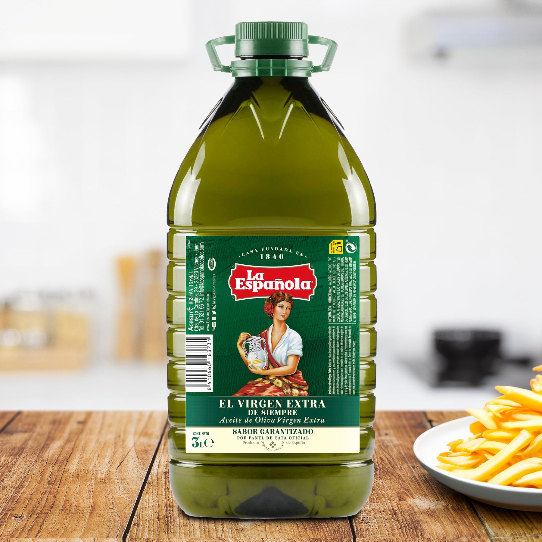 Aceite de Oliva Virgen Extra Garrafa 3L