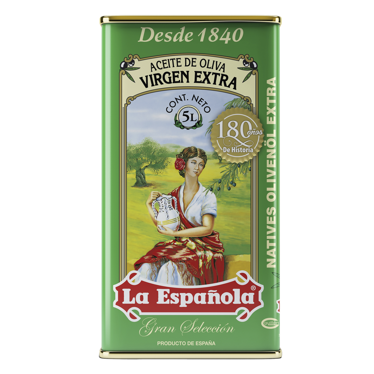 Aceite de Oliva Virgen Extra Gran Selección Lata 5 litros