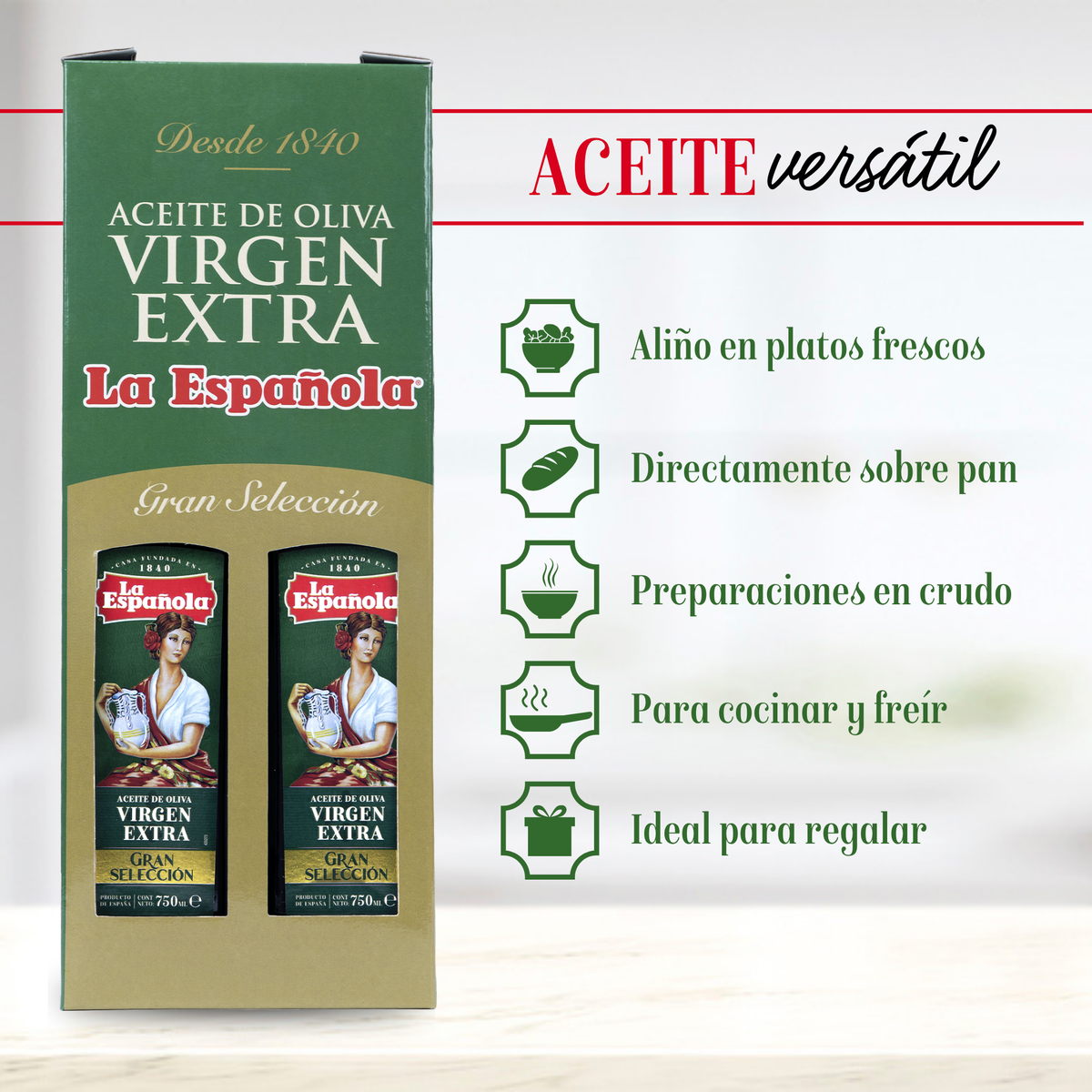 Estuche Pack Aceite Virgen Extra Gran Selección para Regalar