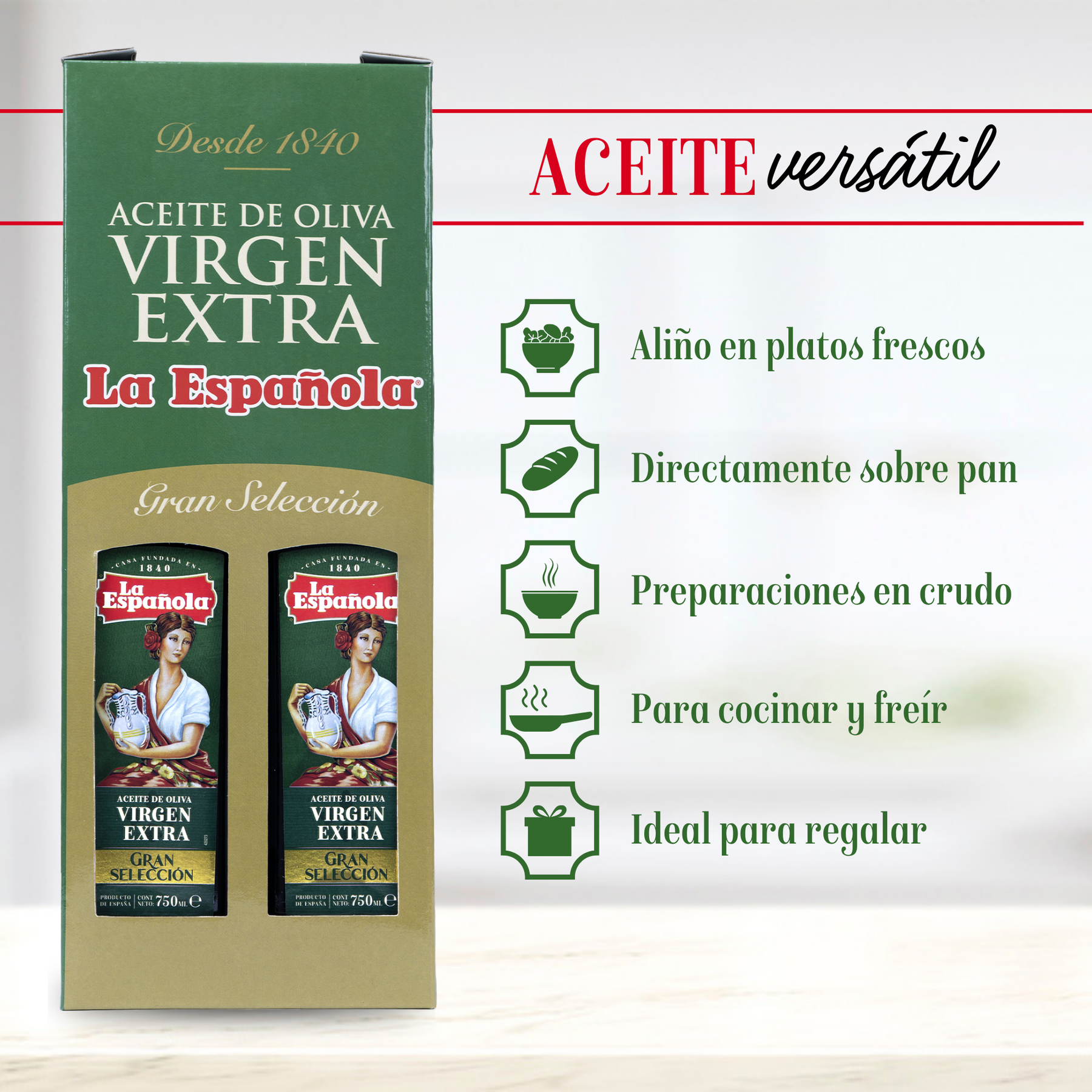 Estuche Pack Aceite Virgen Extra Gran Selección para Regalar