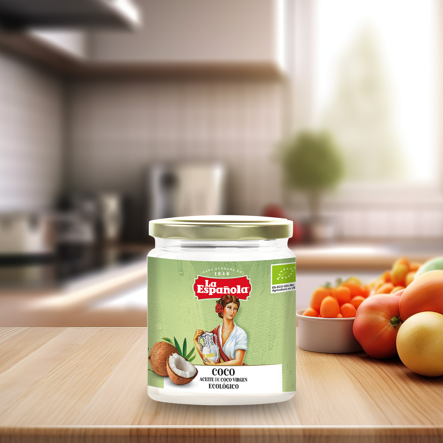 Aceite de coco orgánico virgen Soy Plus