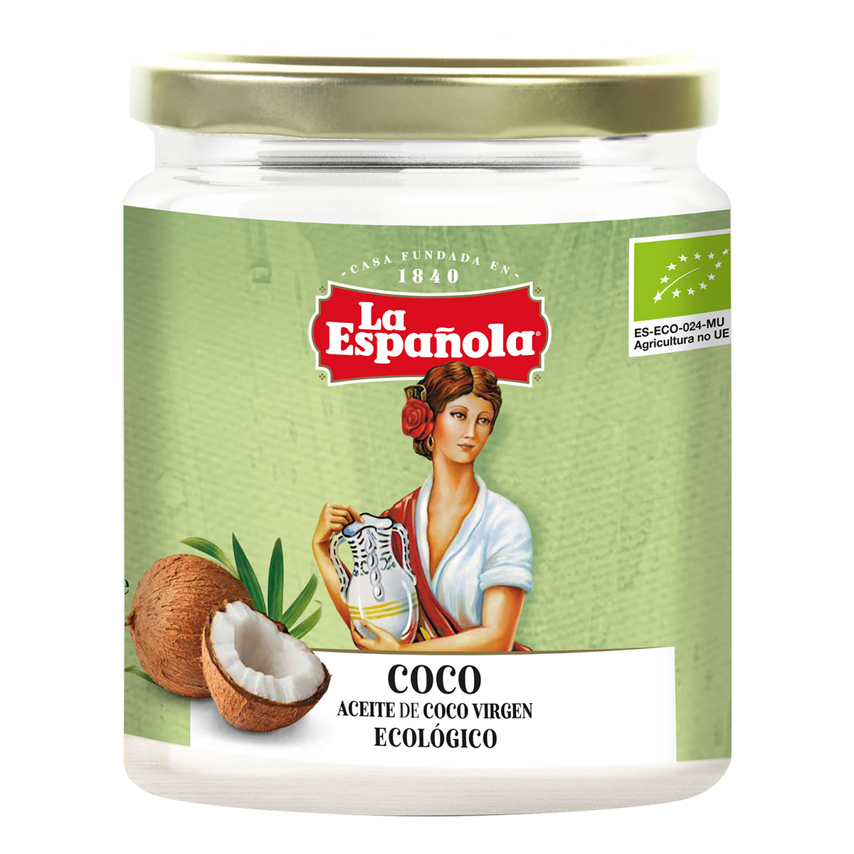 Aceite de coco orgánico virgen Soy Plus