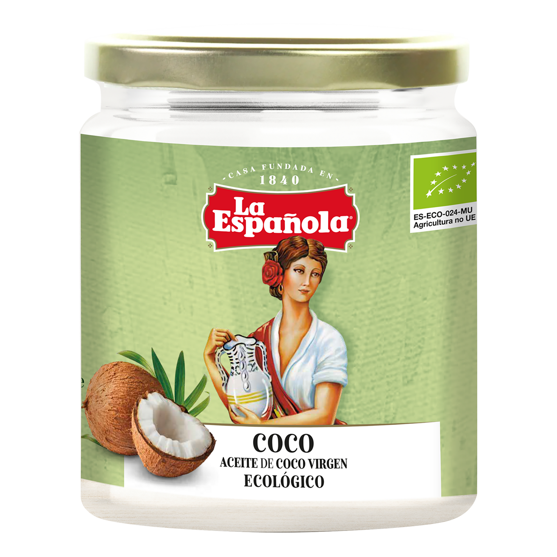 Aceite de coco orgánico virgen Soy Plus