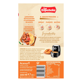 Aceite La Española en Spray Especial Freidora de Aire