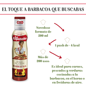 Aceite de Oliva La Española especial Barbacoa en Spray 200 ml