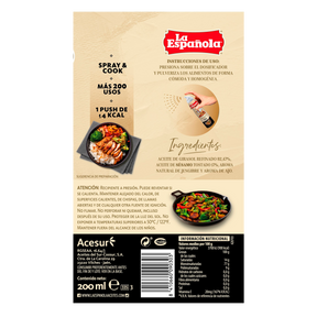 Aceite de Semillas La Española especial Wok en Spray 200 ml
