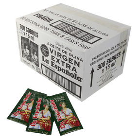 300 Sobres de Aceite de Oliva Virgen Extra de 15ml